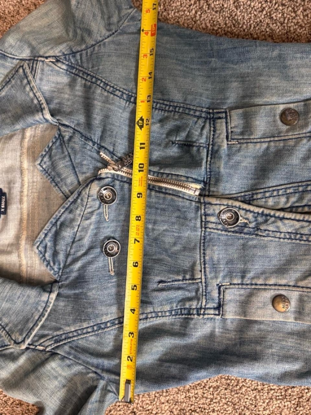Miss Sixty Y2K Cropped Denim Jacket - Picture 6 of 8